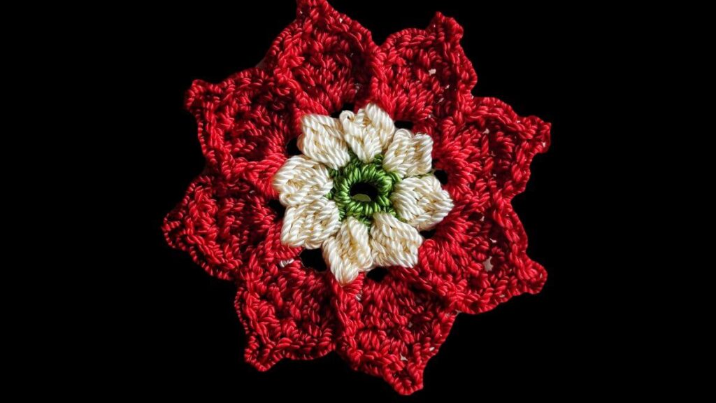 Rosa de Crochê