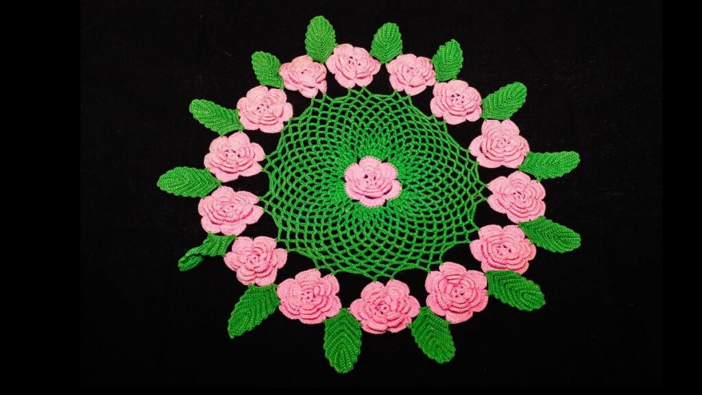 Rosa de Crochê