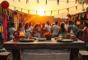 Festa Junina Decoração Simples