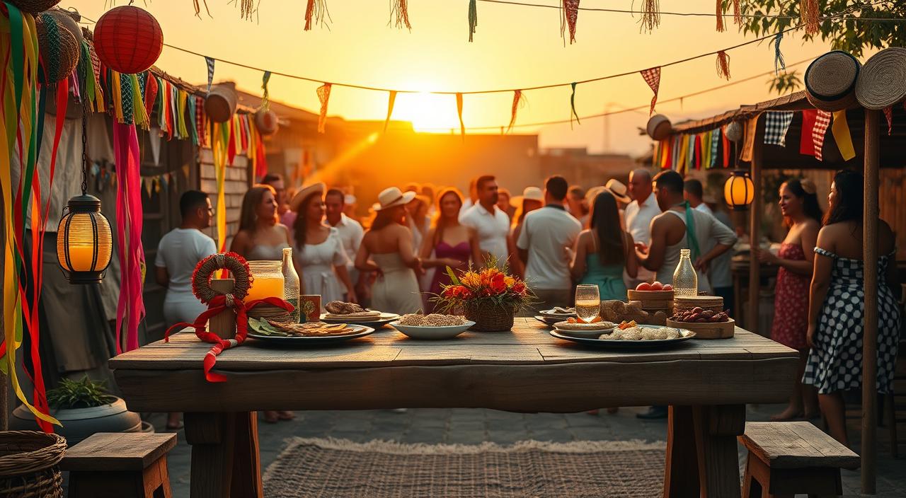 Festa Junina Decoração Simples