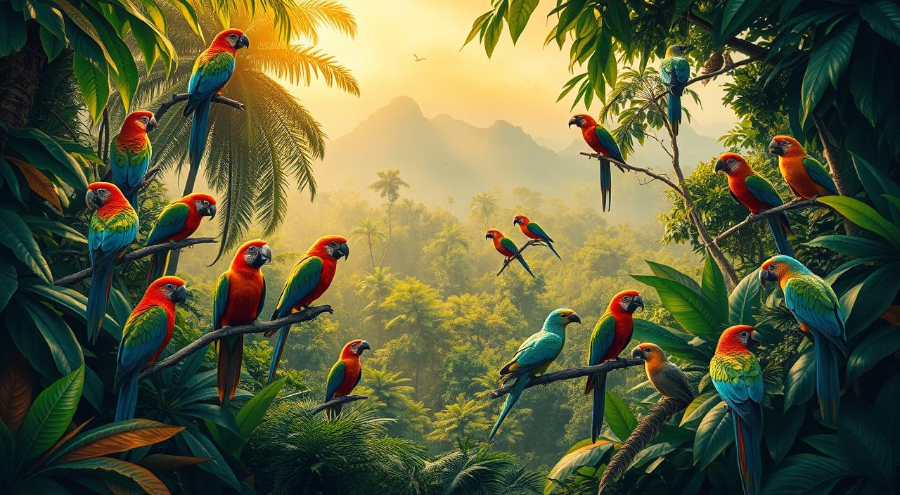 Animais da Floresta Amazônica