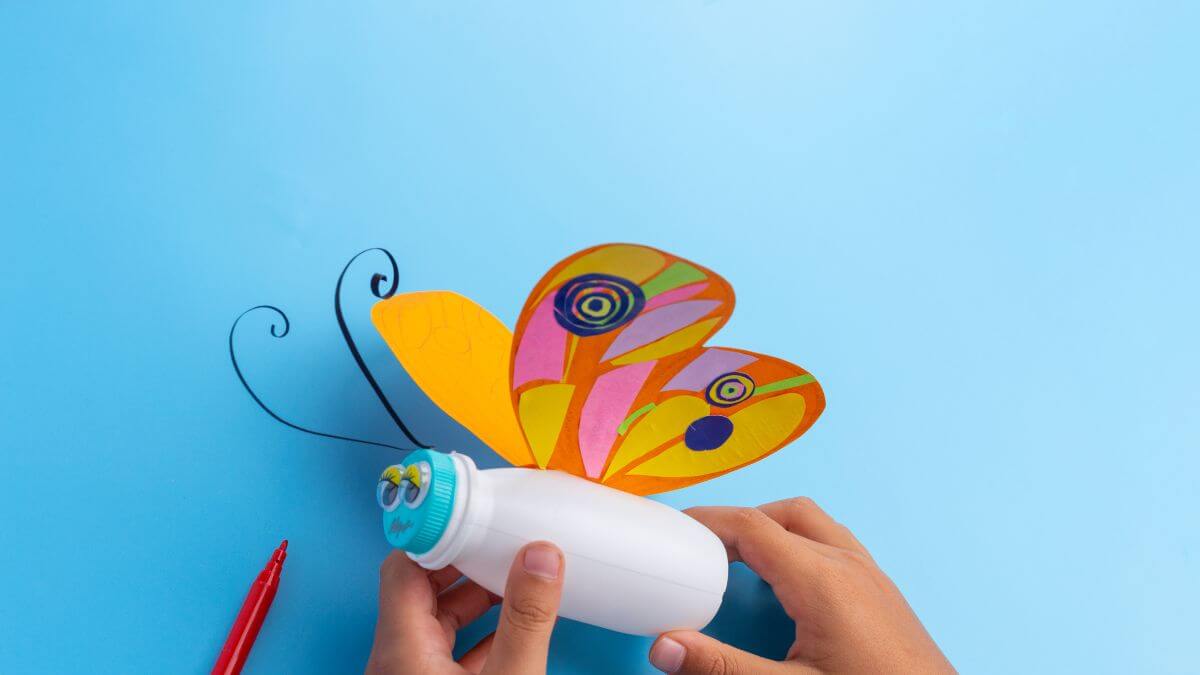 artesanato com garrafa pet e eva